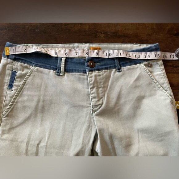 ANTHROPOLOGIE HYPHEN LACE MINT GREEN CHINOS by PILCRO 26 - Picture 15 of 16